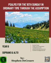 Psalms for the 10th Sunday in Ordinary Time through the Assumption Vocal Solo & Collections sheet music cover